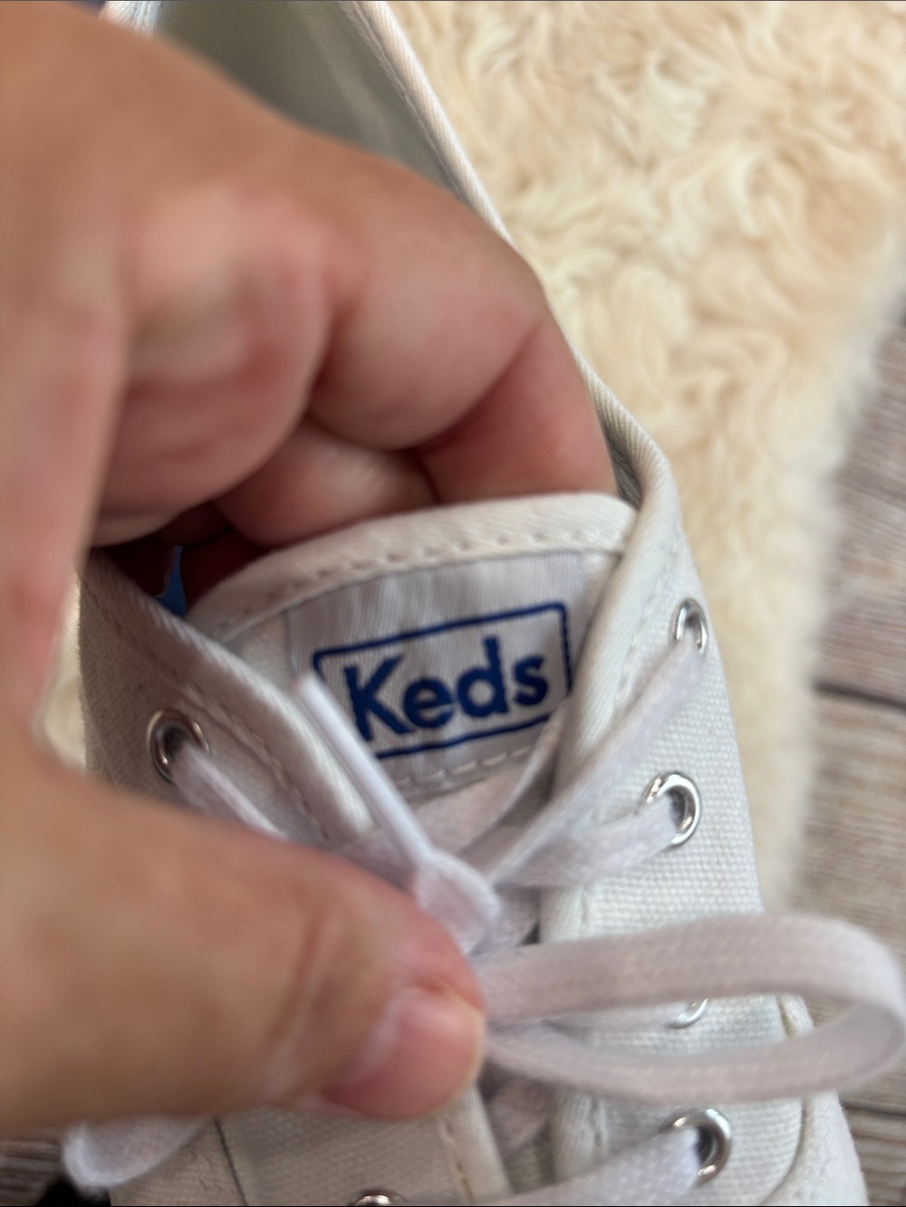 Keds Canvas Lace-Up Sneakers - Picture 8 of 13